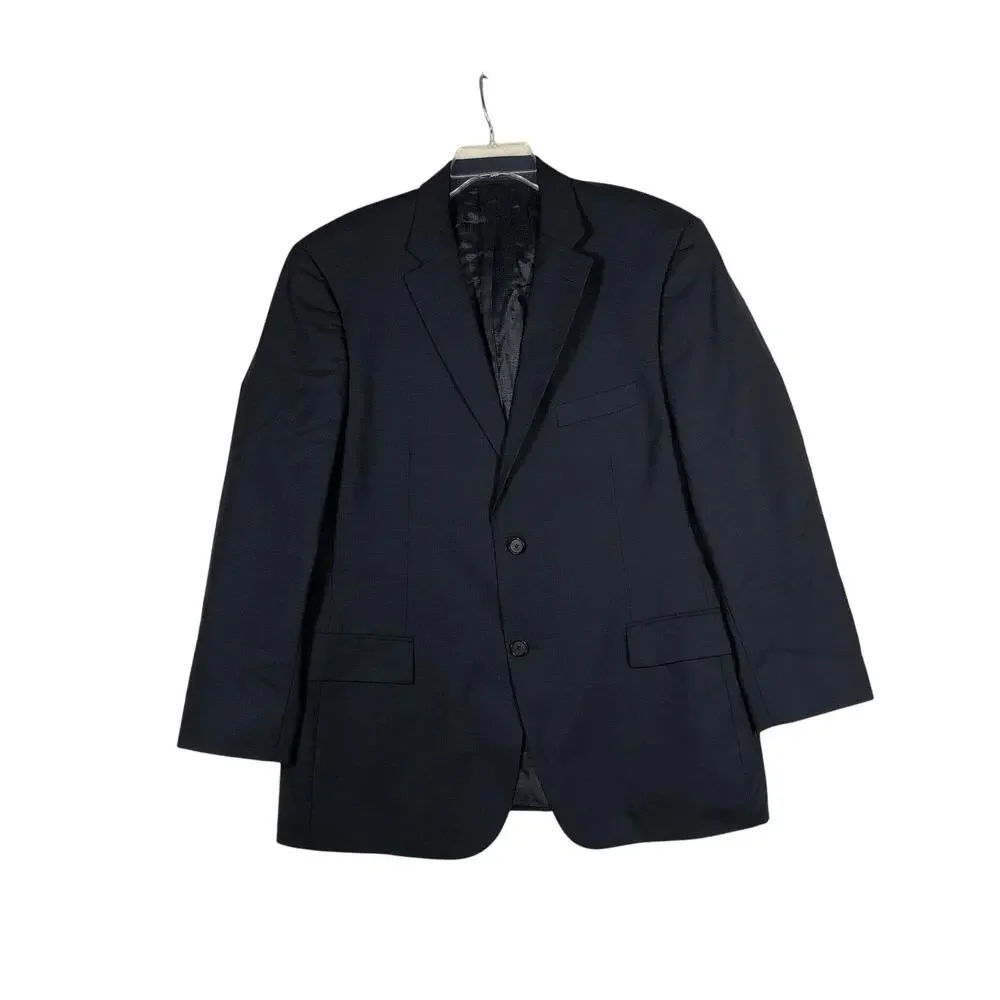 Hugo Boss Mens Sport Coat Blazer Jacket Plaid Sz 44R Virgin Wool Paolini/Movio